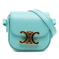 Leather Triomphe AirPods Case with Strap