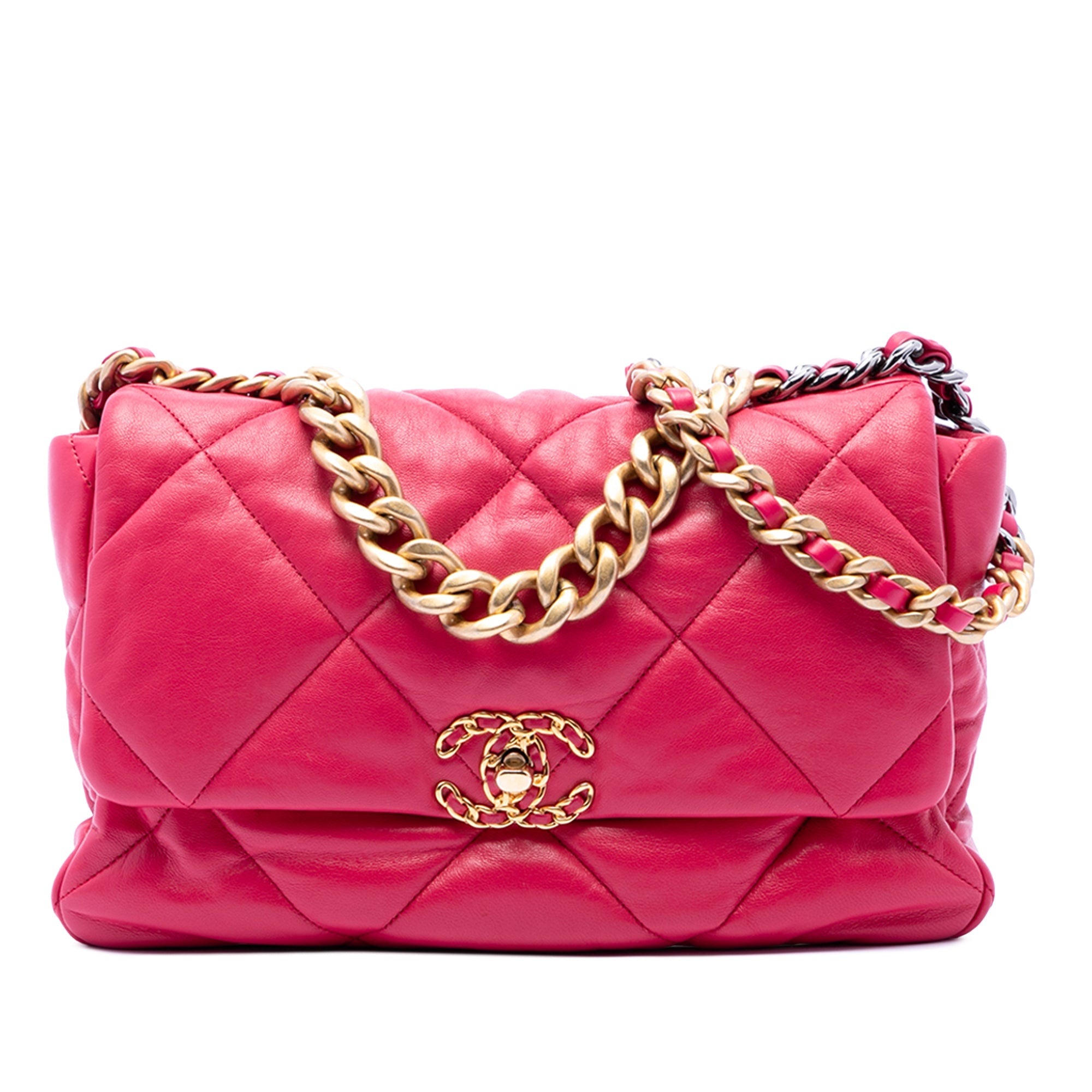 Large Lambskin 19 Flap
