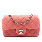 Mini Rectangular Classic Caviar Single Flap