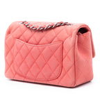 Mini Rectangular Classic Caviar Single Flap