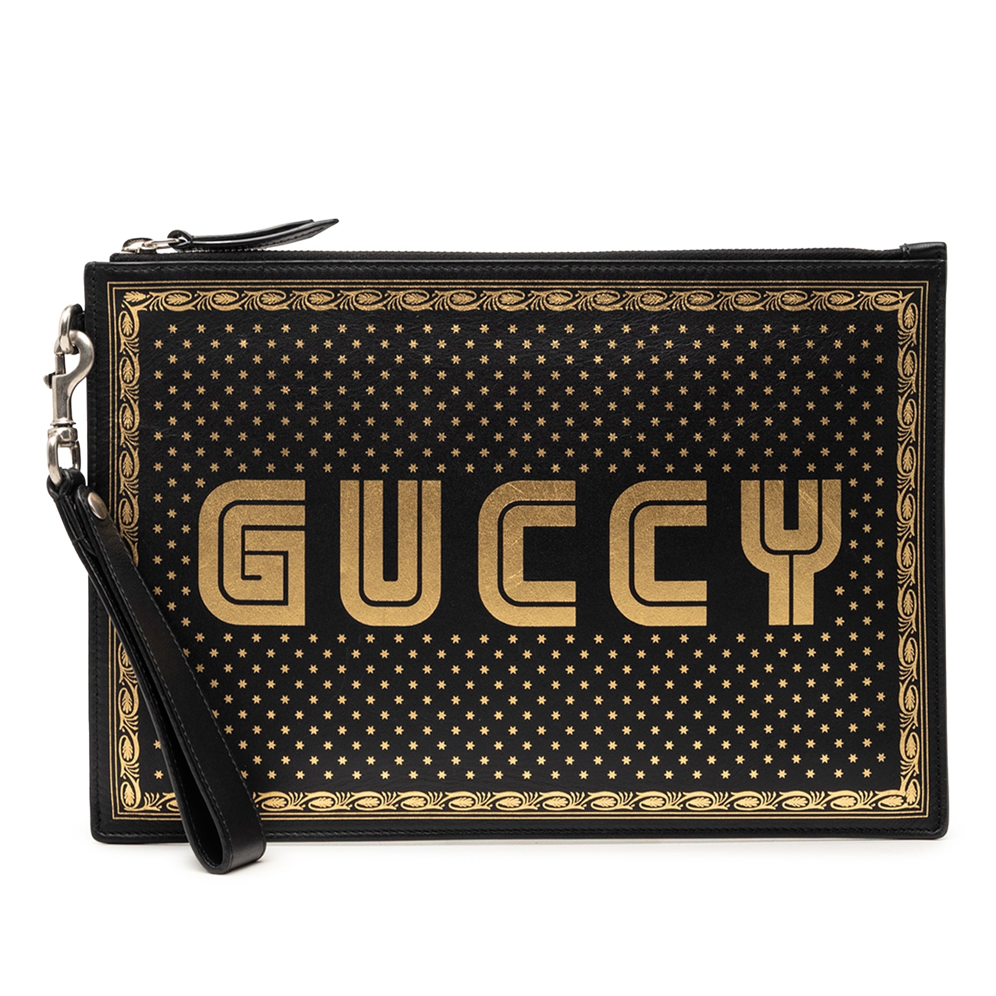 Leather Guccy Sega Clutch