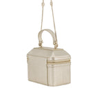 Embossed Leather Serpenti Forever Vanity Bag