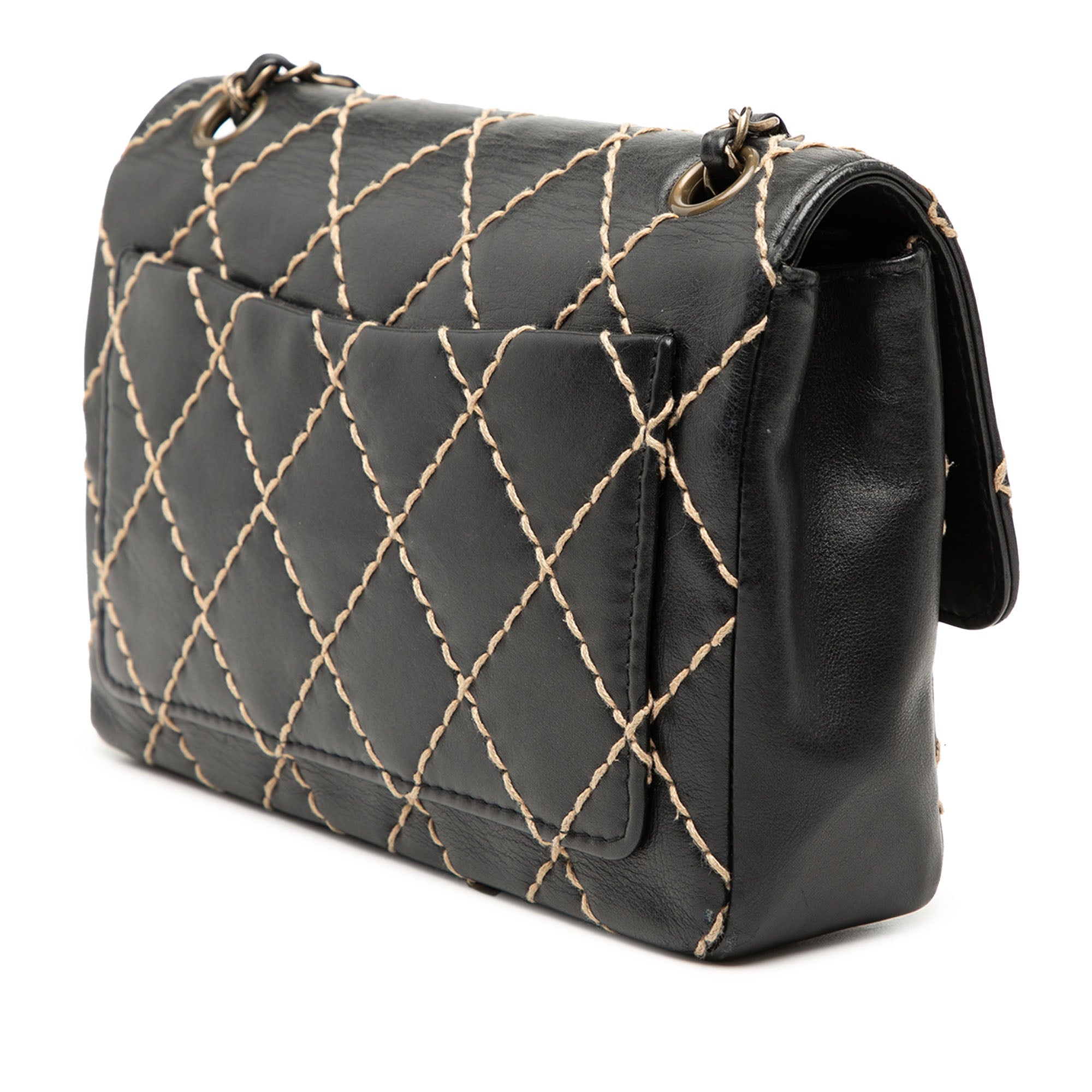 CC Calfskin Wild Stitch Flap