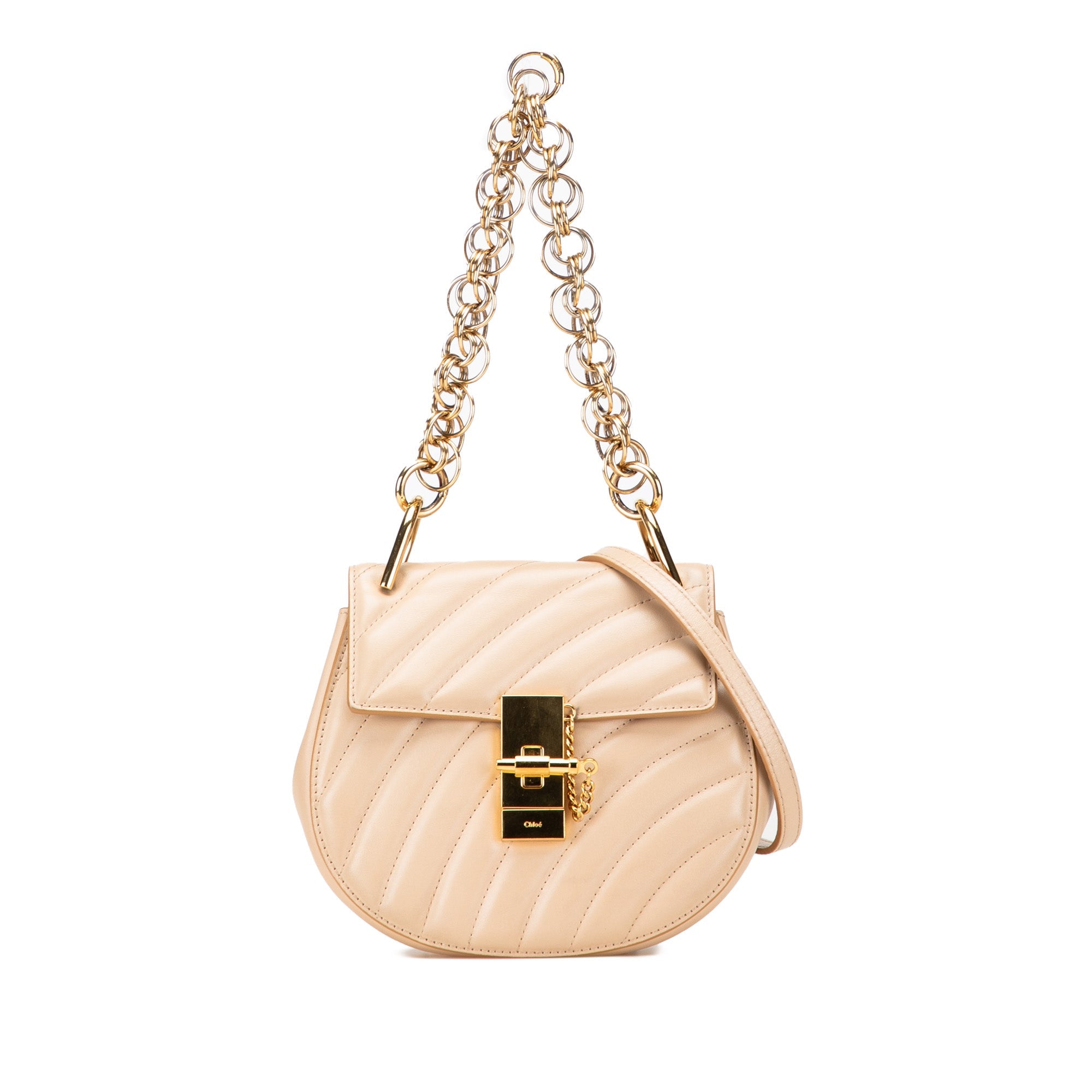 Mini Leather Drew Bijou Satchel