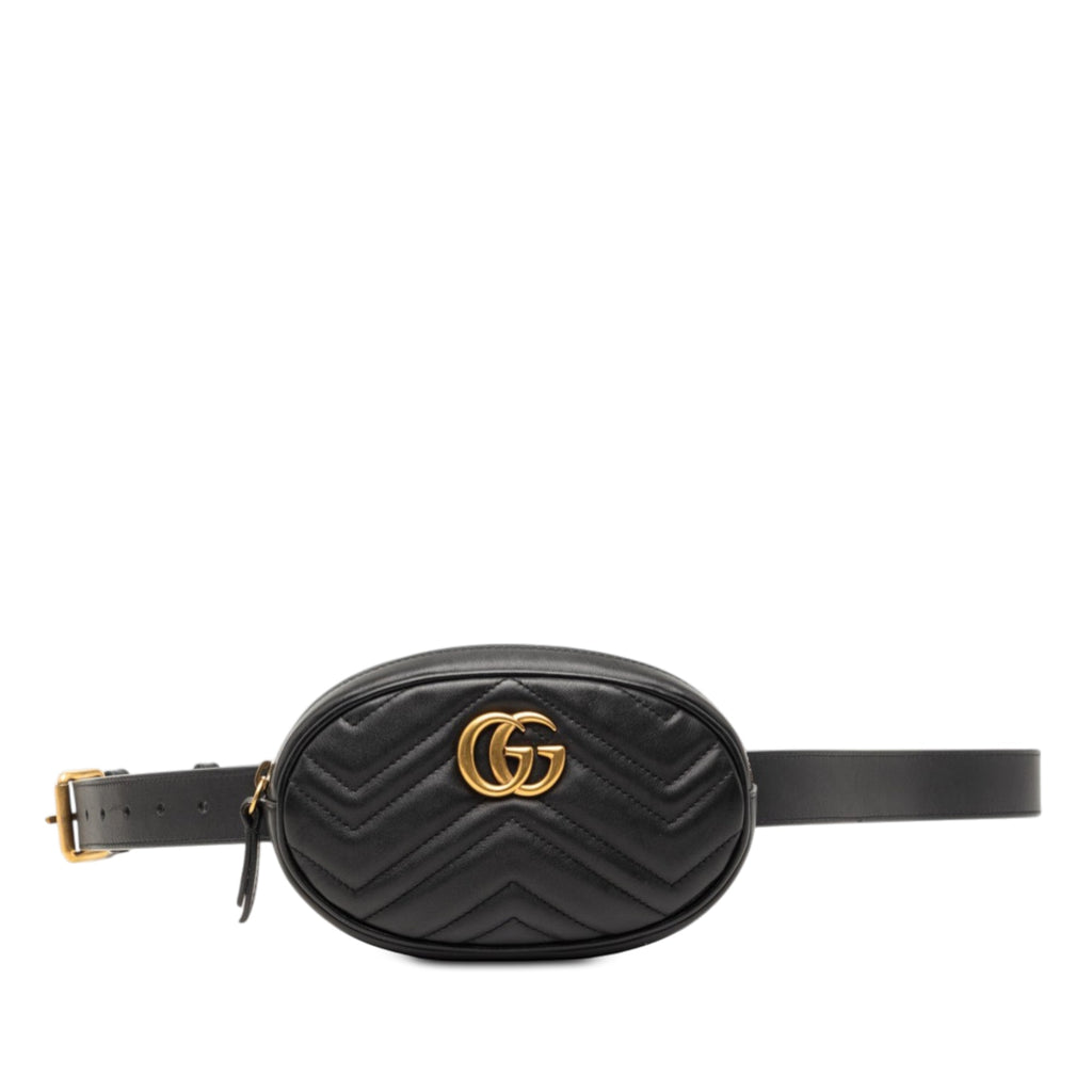 GG Marmont Matelasse Leather Belt Bag