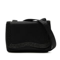 Mini Satin Beaded Flap Crossbody