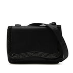 Mini Satin Beaded Flap Crossbody