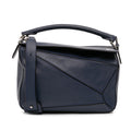 Small Calfskin Puzzle Satchel