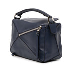 Small Calfskin Puzzle Satchel