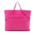 Nappa Intrecciato Fold Over Tote