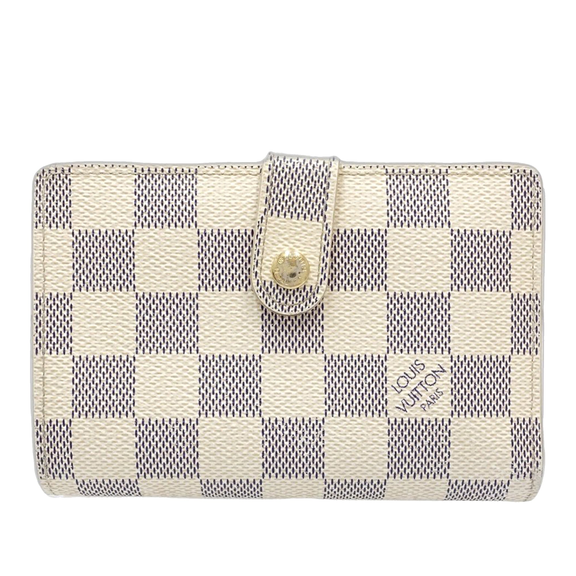 Damier Azur Portefeuille Viennois