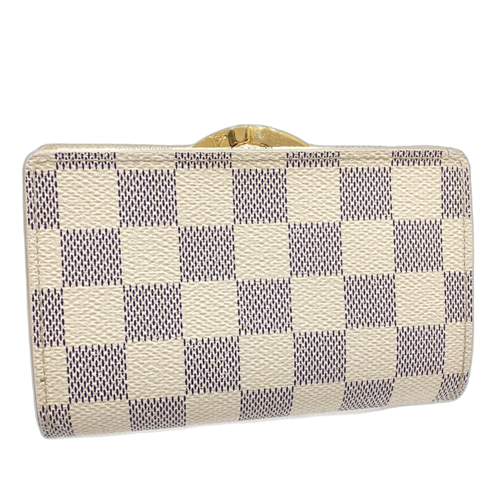 Damier Azur Portefeuille Viennois