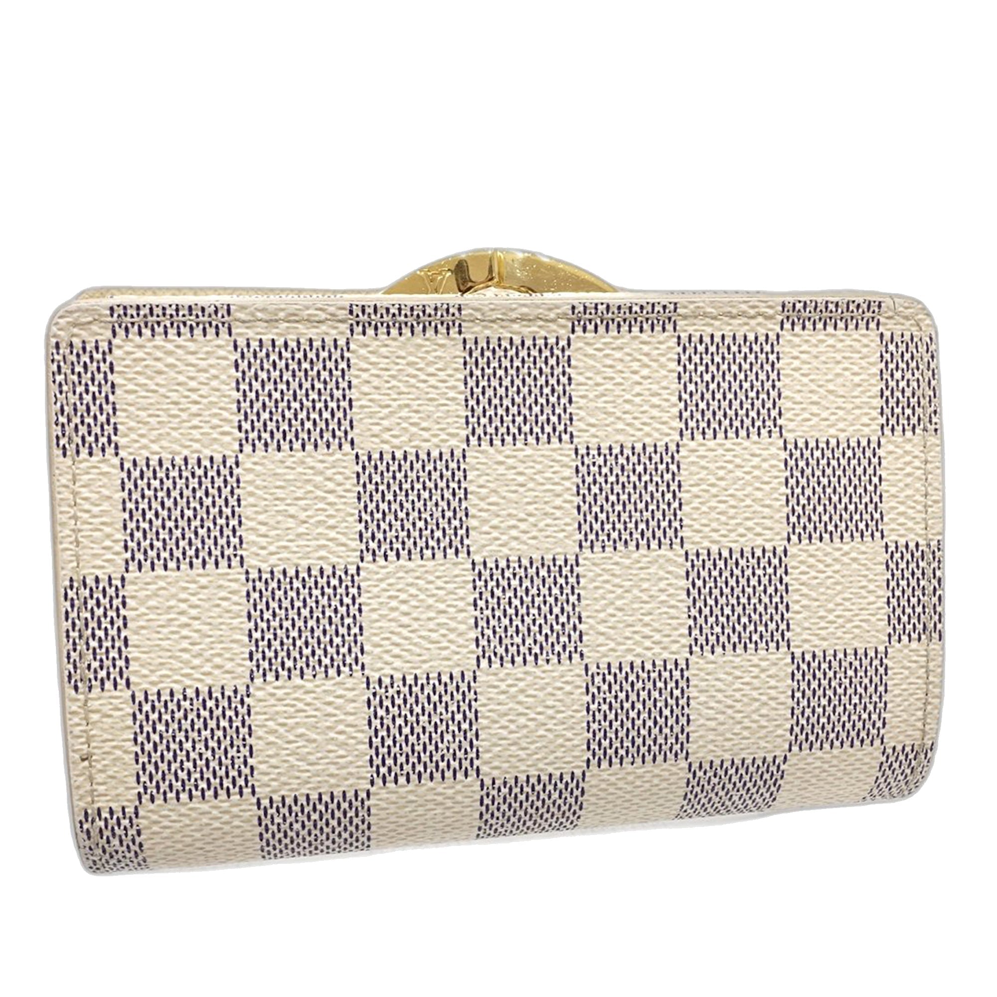 Damier Azur Portefeuille Viennois