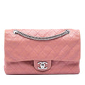 Medium Classic Washed Lambskin Bijoux Chain Double Flap