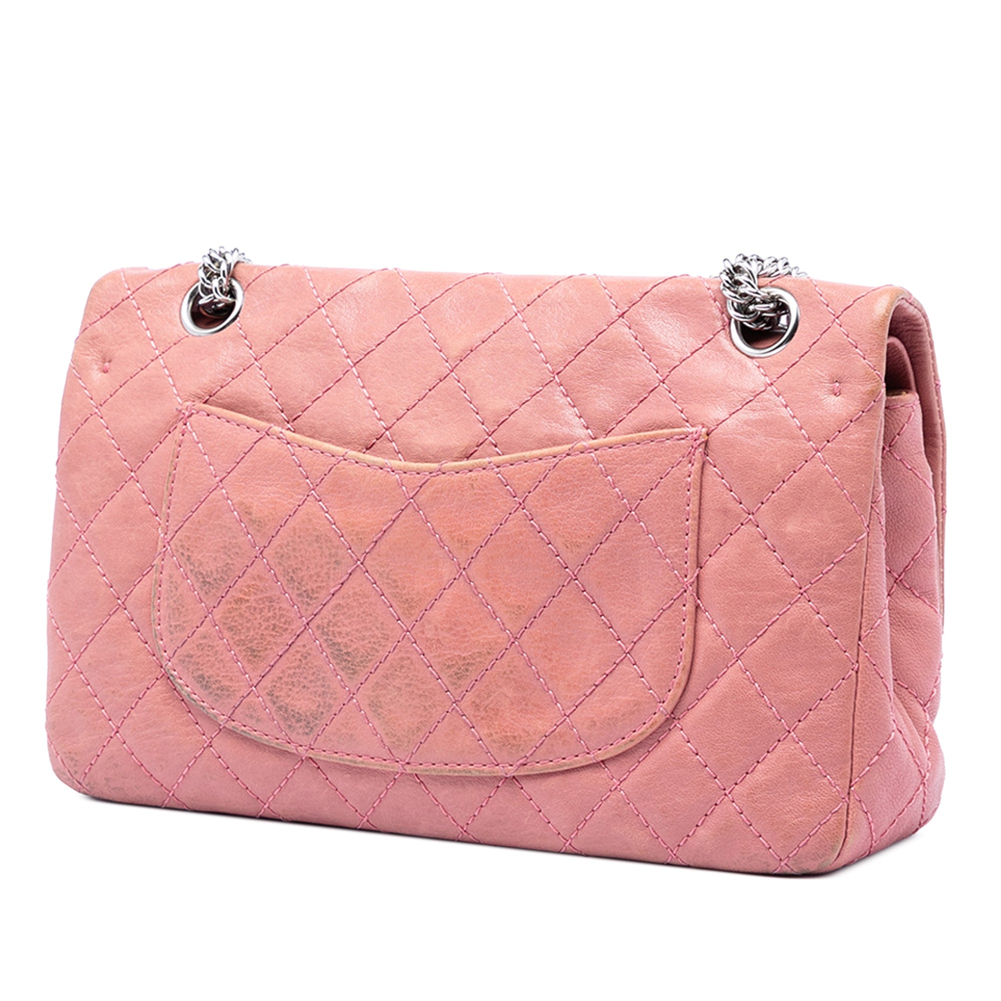 Medium Classic Washed Lambskin Bijoux Chain Double Flap