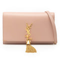 Smooth Calfskin Monogram Kate Tassel Wallet on Chain