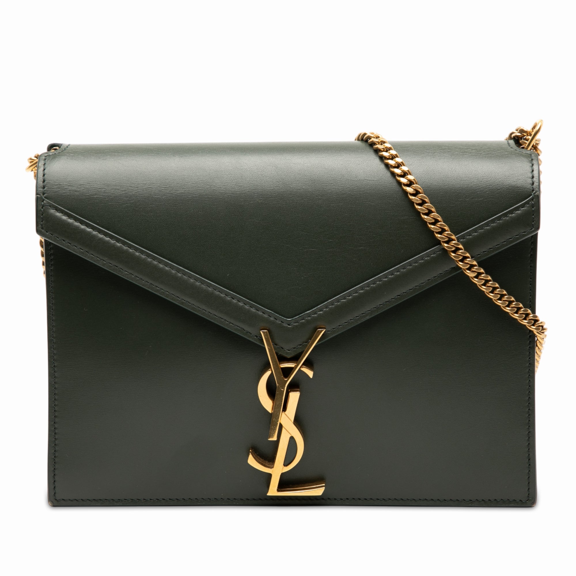 Smooth Calfskin Monogram Cassandra Clasp Bag