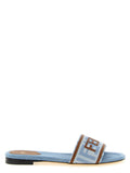 Fendi Roma Slide Sandal — Blue