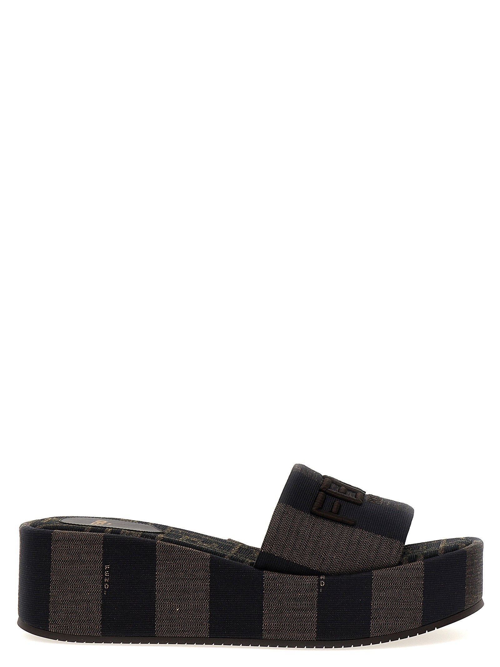 Fendi Sunshine Sandal — Black