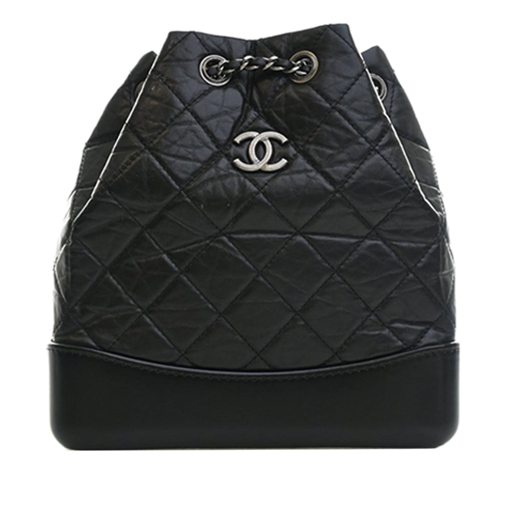 Small Quilted Aged Calfskin Gabrielle Backpack