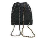Small Quilted Aged Calfskin Gabrielle Backpack
