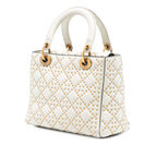 Medium Lambskin Cannage Studded Supple Lady Dior