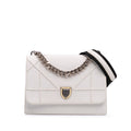 Large Grained Calfskin Diorama Satchel