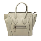Micro Leather Luggage Tote