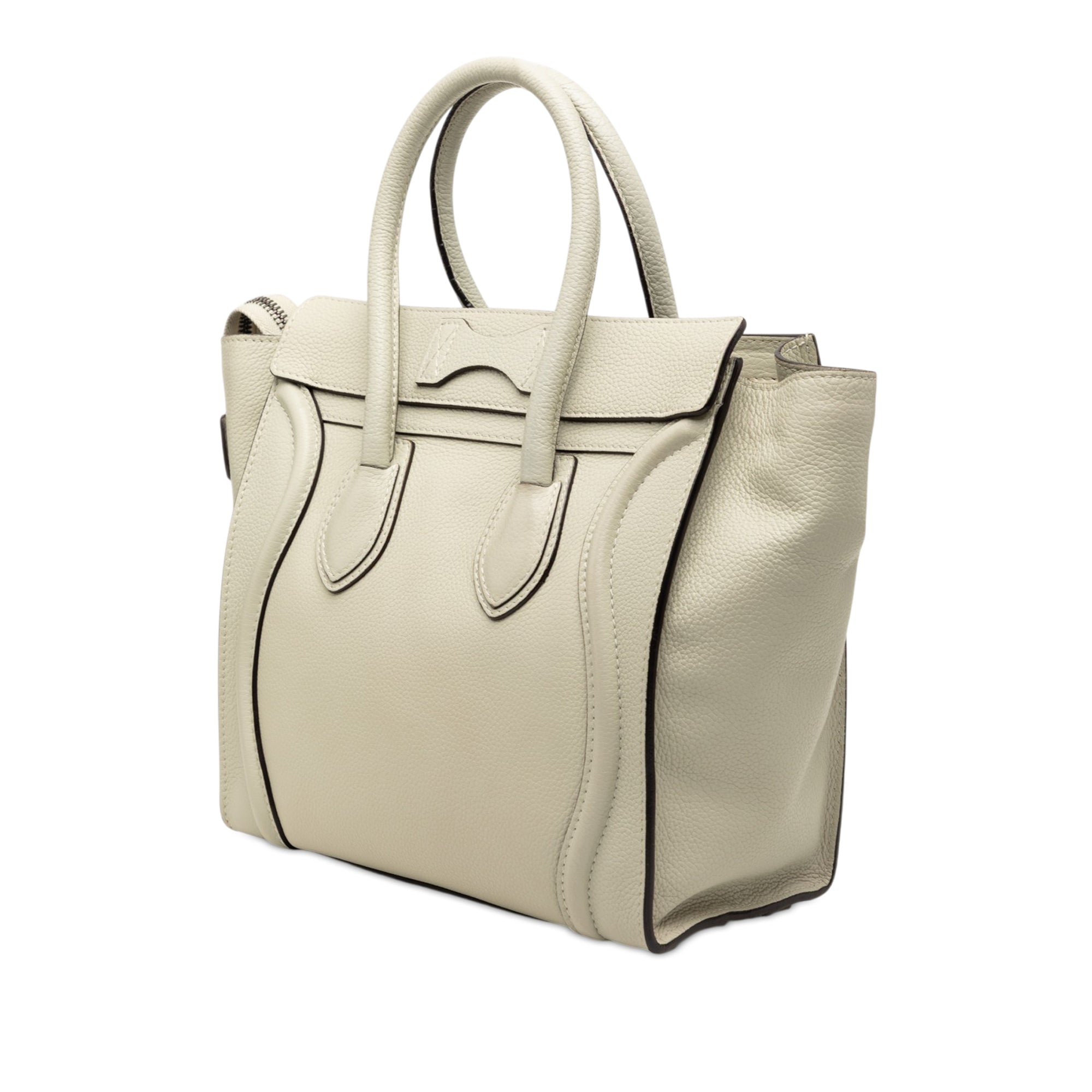 Micro Leather Luggage Tote