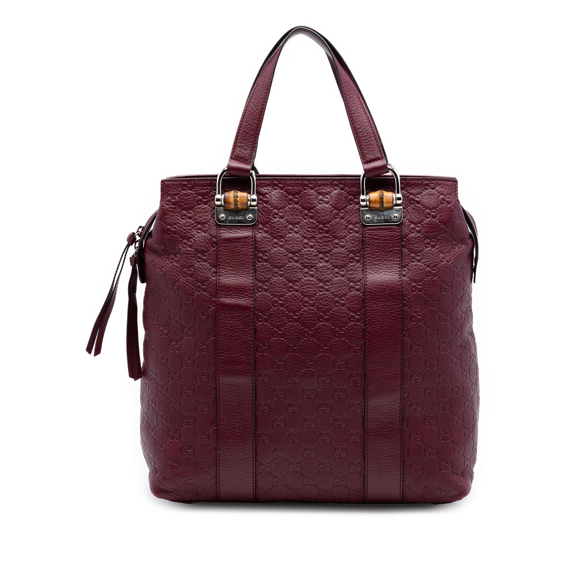 Guccissima Tender Bamboo Bar Tote