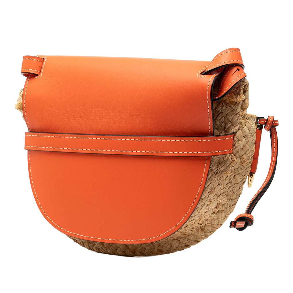 Medium Raffia Gate Crossbody