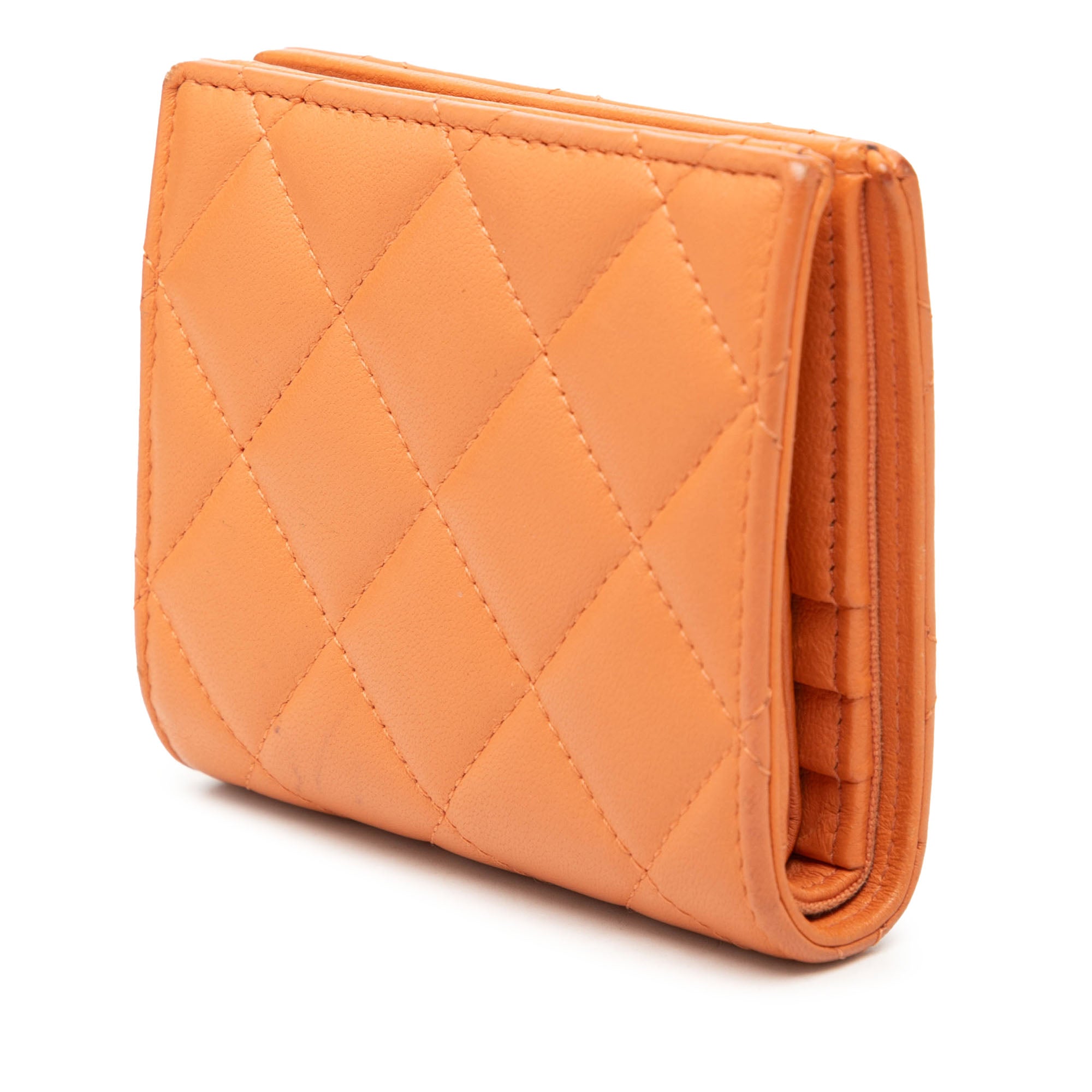 CC Quilted Lambskin Bifold Wallet