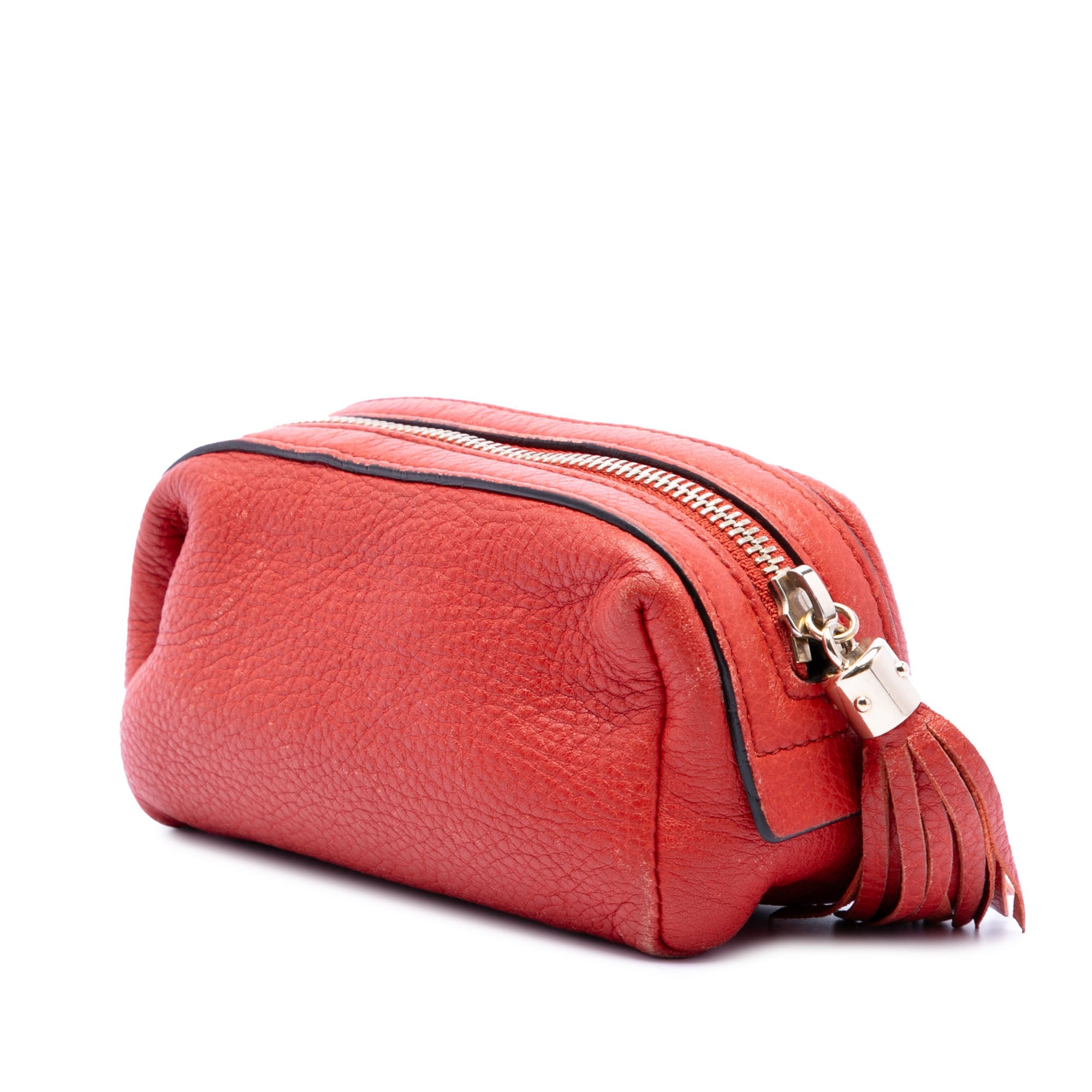 Pebbled Calfskin Soho Cosmetic Pouch
