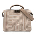 Small Zucca Leather Peekaboo ISeeU Satchel
