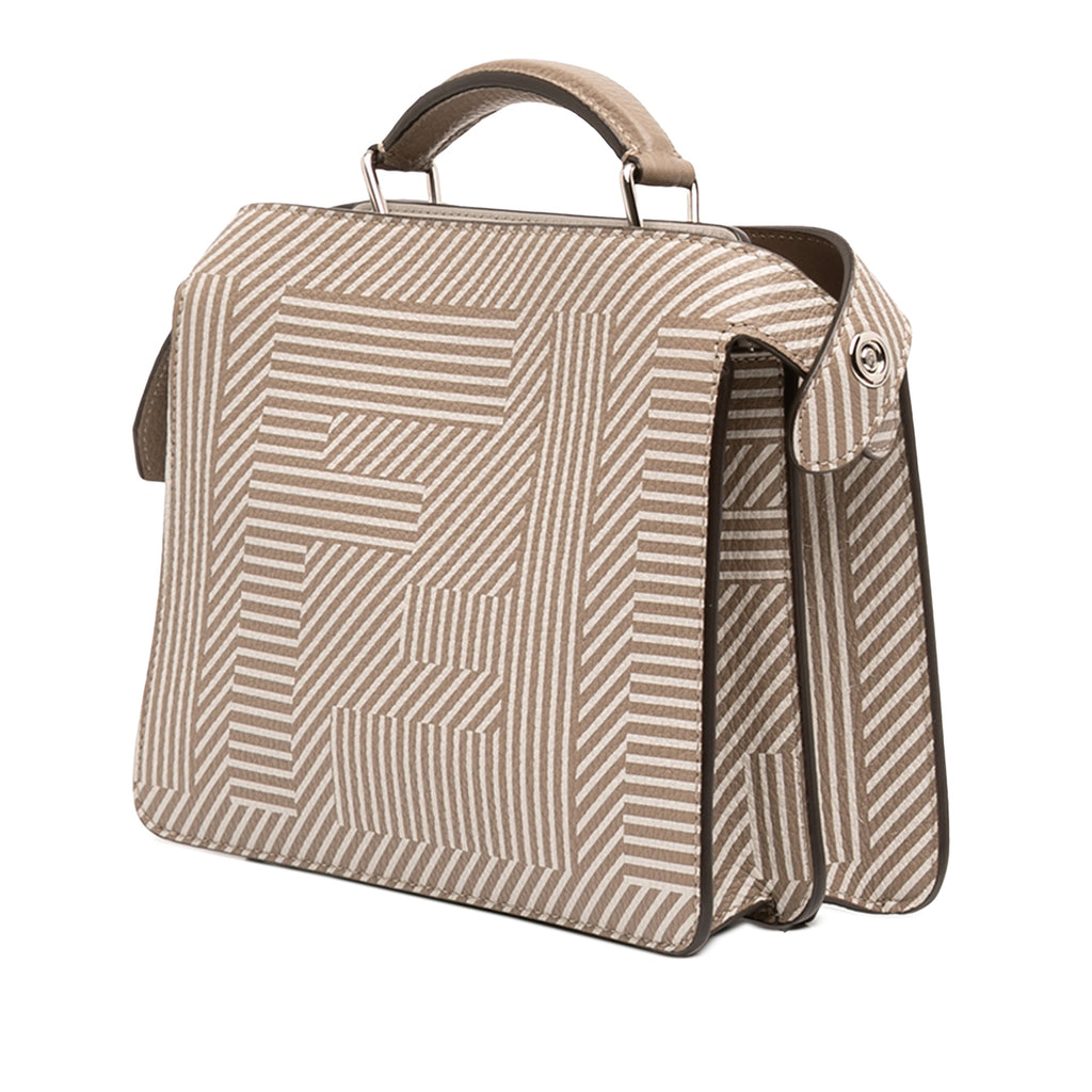 Small Zucca Leather Peekaboo ISeeU Satchel