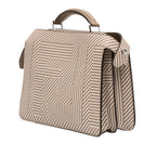 Small Zucca Leather Peekaboo ISeeU Satchel