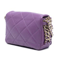 Mini Lambskin Triple Chain Full Flap