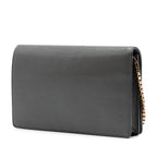 Chevre Motocross Metallic Edge Wallet on Chain