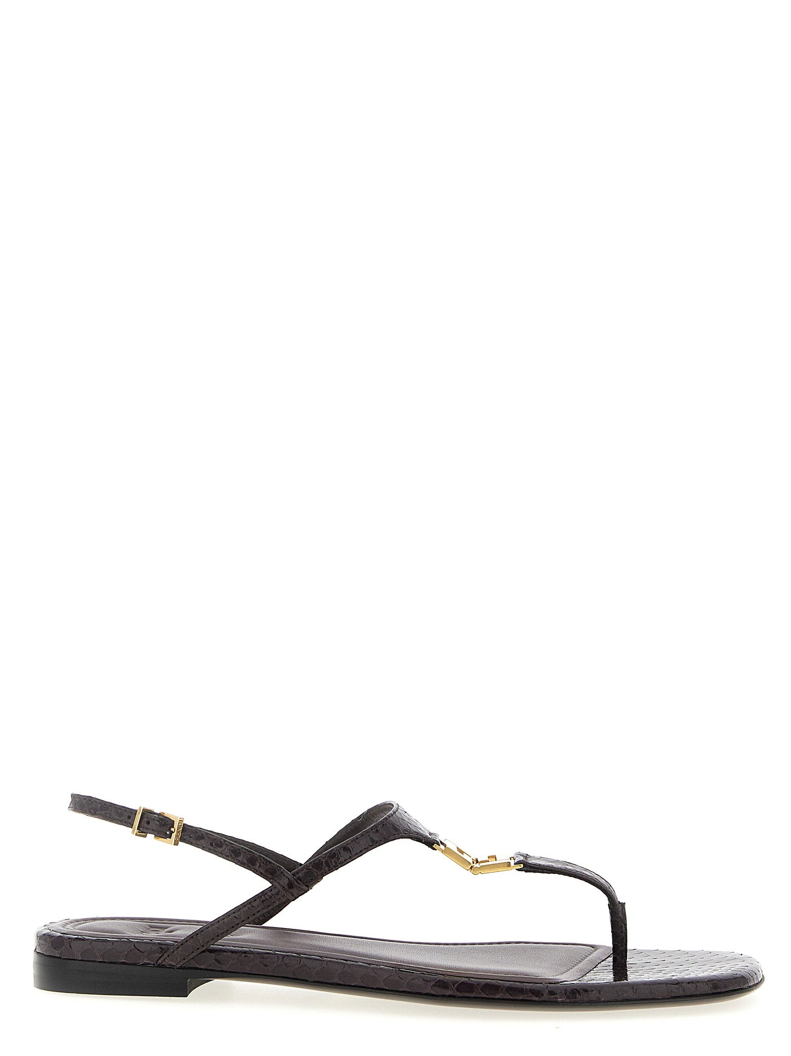 Fendi Ffold Sandal — Black