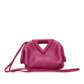 Leather Point Coin Purse Satchel