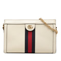 Small Calfskin Web Ophidia Chain Crossbody
