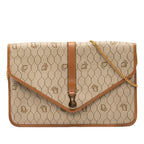 Honeycomb Coated Canvas Chain Crossbody