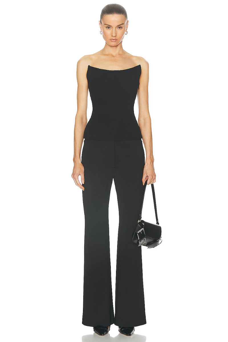 Givenchy Corset Bustier Bodysuit — Black