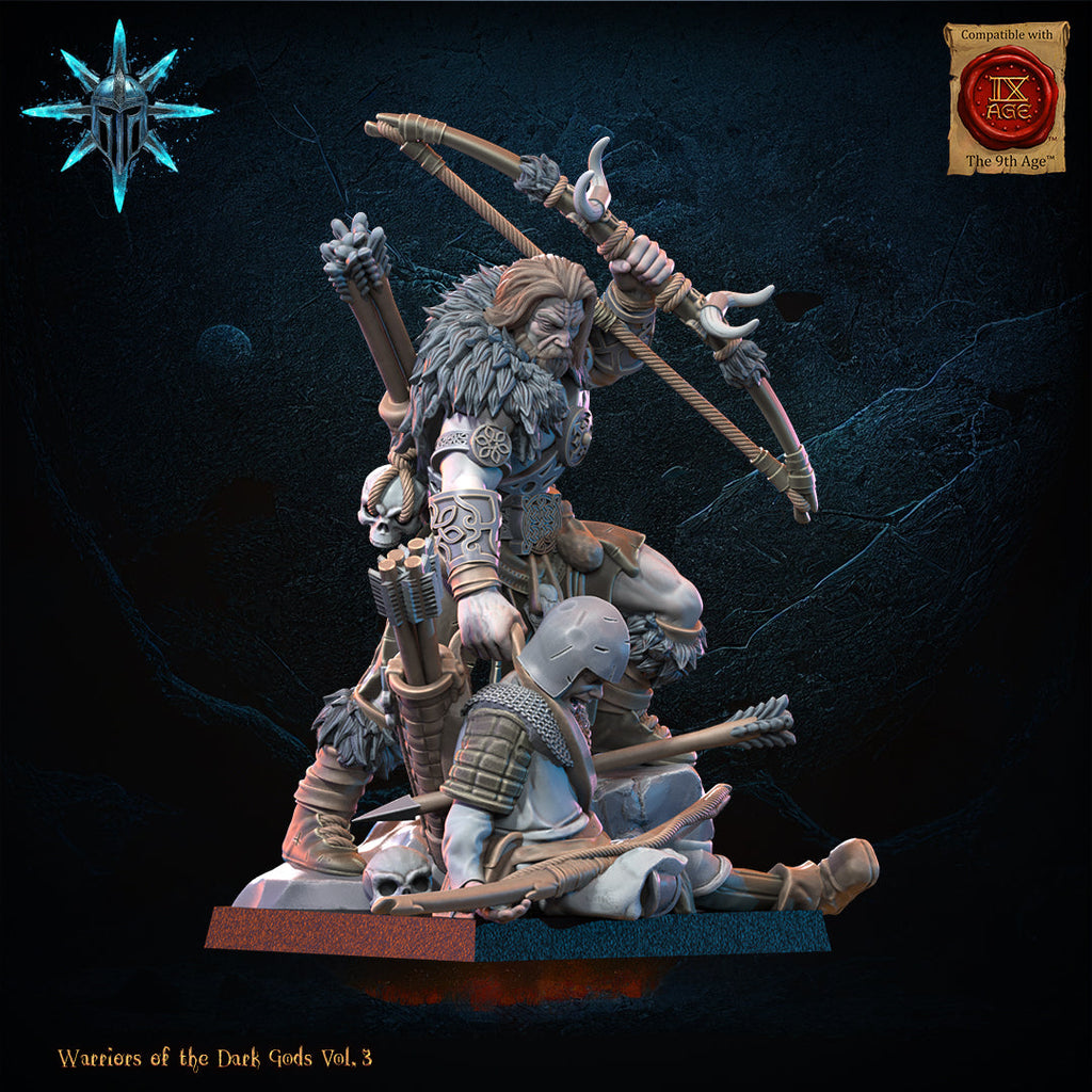 Barbarian Chief with Bow, Lost Kingdom Miniatures