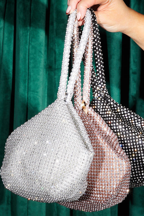 Full Rhinestones Bling Evening Clutch Handbag