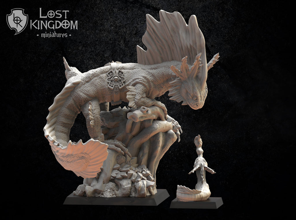 Tlemiahuatl, salamanders, Lost Kingdom Miniatures