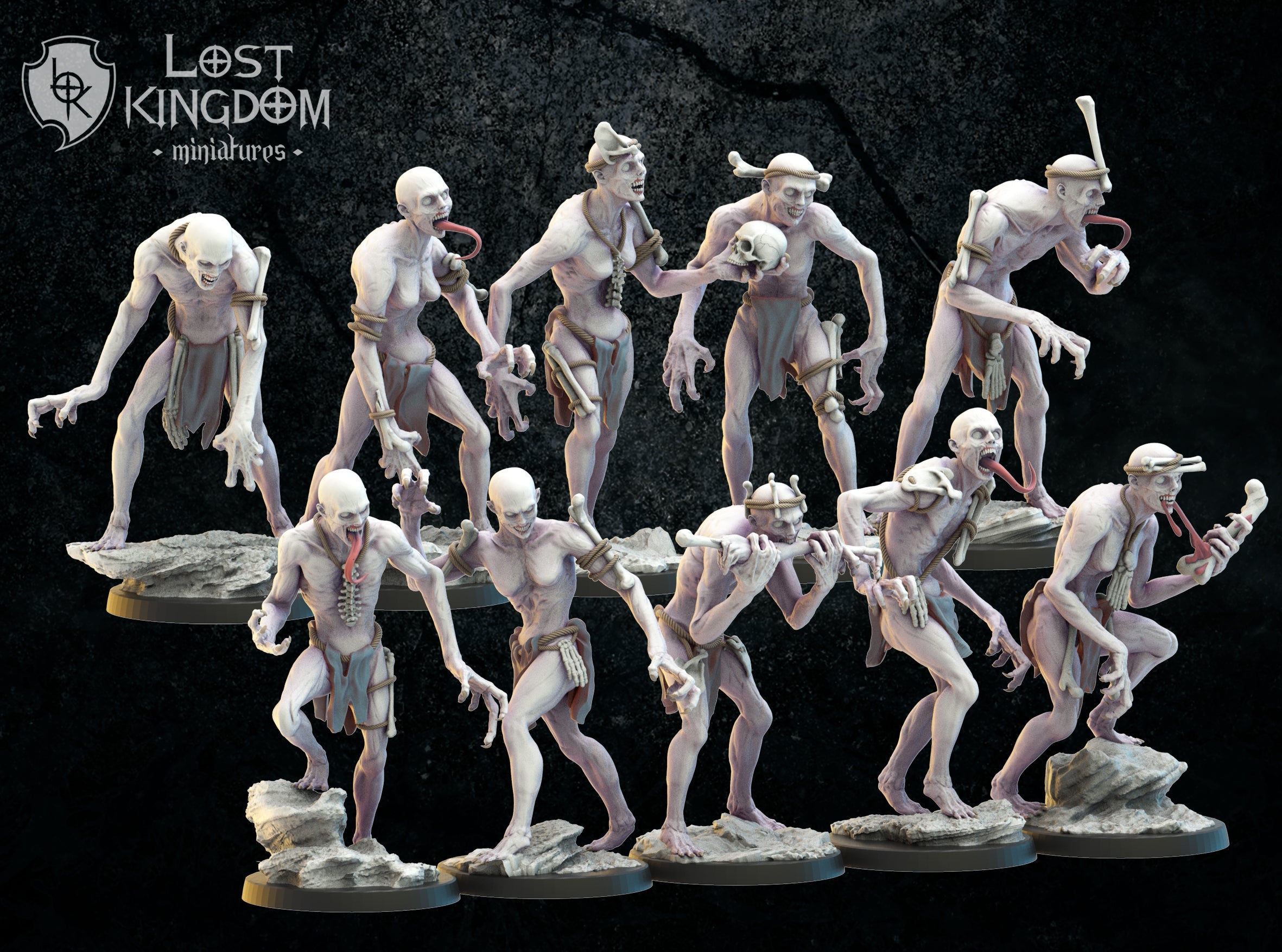 Ghūl Unit, Lost Kingdom Miniatures