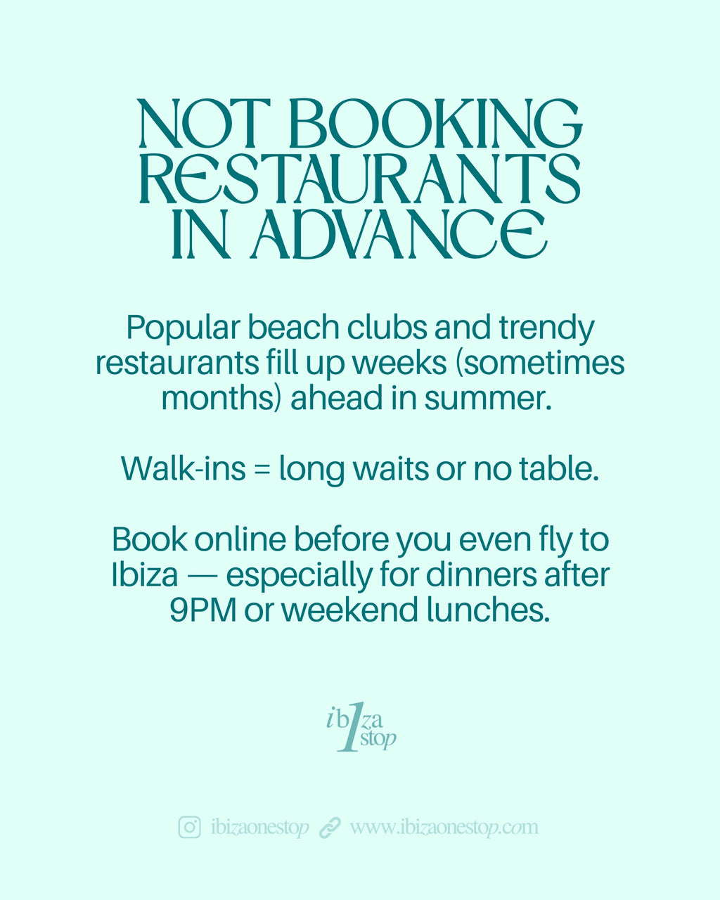 Ibiza Mistakes That Can Ruin Your Trip (Part 1)