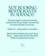 Ibiza Mistakes That Can Ruin Your Trip (Part 1)