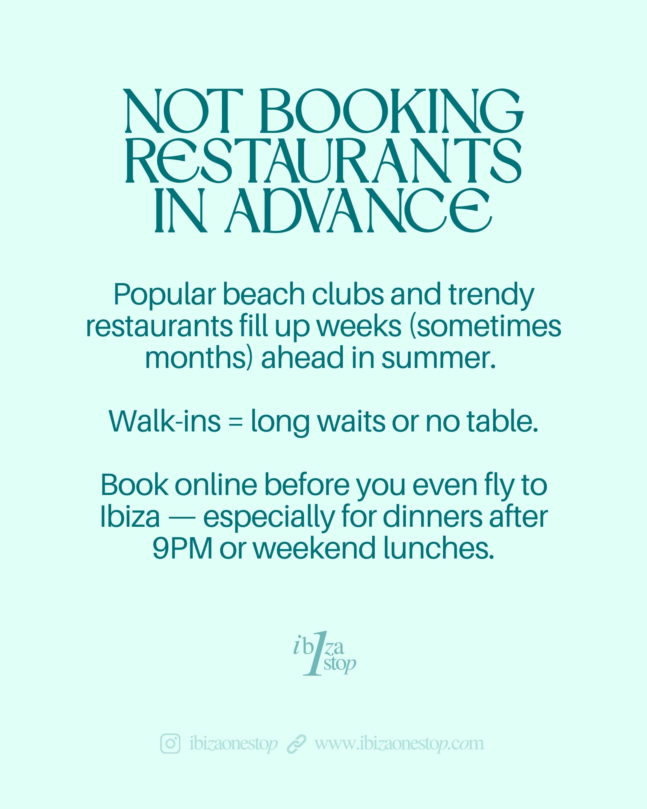 Ibiza Mistakes That Can Ruin Your Trip (Part 1)